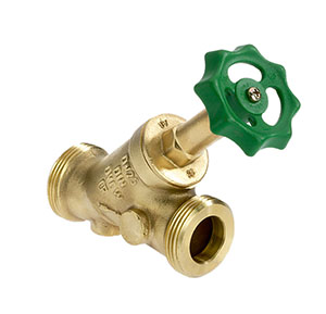1505400 - CR-Brass Free-flow valve male thread, rising, without drain valve