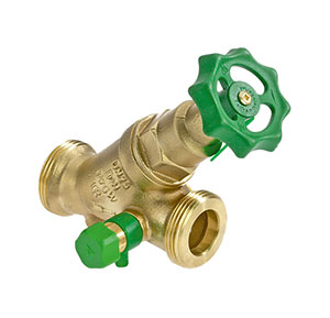 1608400 - CR-Brass Combined Free-flow and Backflow-preventer Valve male thread „Kombi
