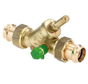 1731540 - CR-Brass Backflow-preventer Viega Profipress, with drain valve