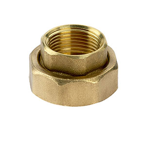 4131000 - Brass Screw connection for steel pipe  