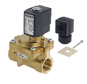 5009436 - 2/2 way solenoid valve normally closed for fluids and compressed air Type 3; female thread