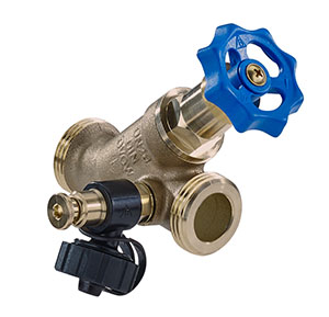 7508150 - ECOCAST Free-flow valve with male thread, with drain valve