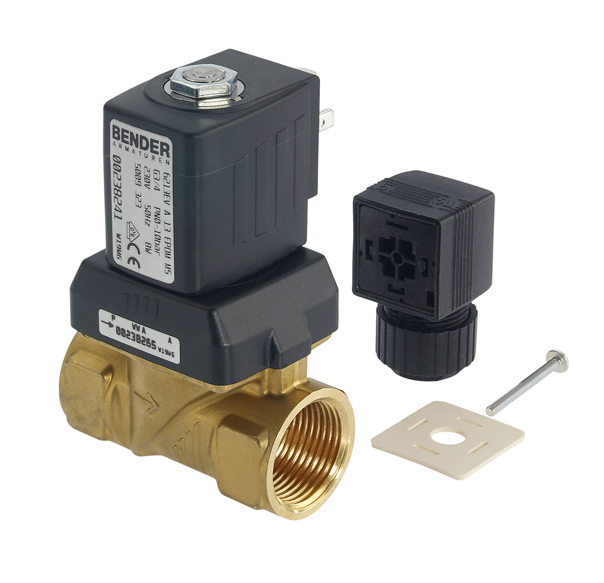 5009300 - 2/2 way solenoidvalve normally closed for fluids Type 1; female thread