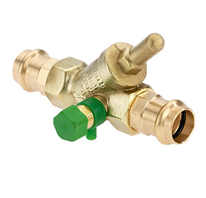 1781180 - CR-Brass Backflow-preventer Viega Profipress, with drain valve