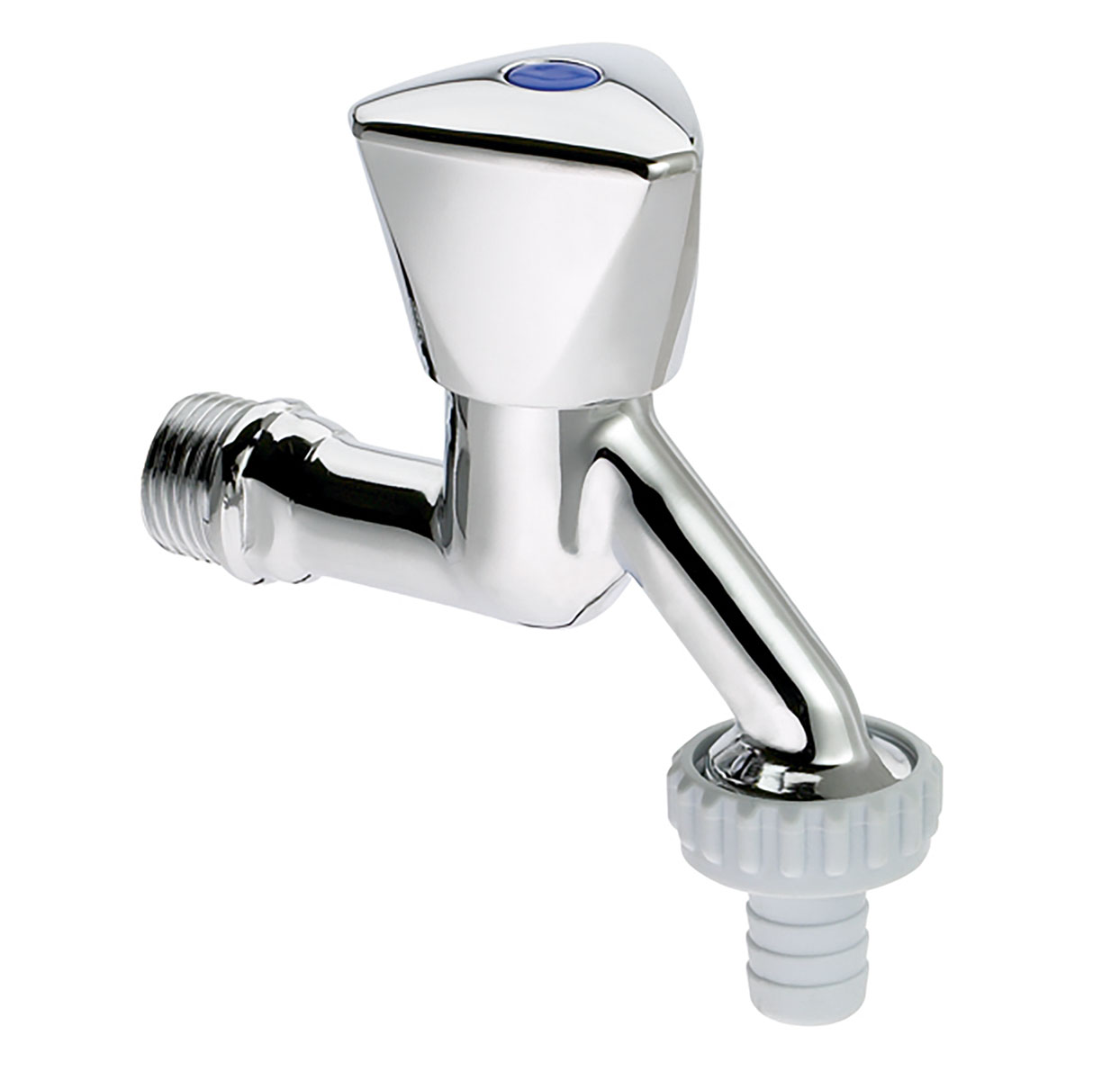 1013153 - Brass draw-off tap - light variation sanitary upper-part