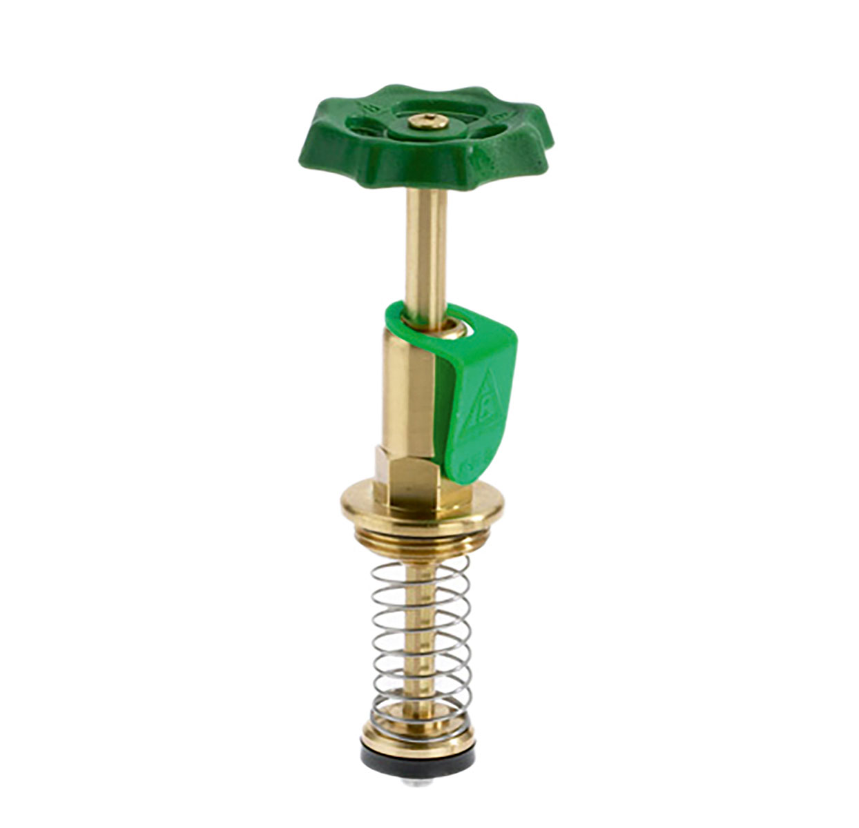 1213320 - Brass Upper-part with grease chamber for Combined Free-flow and Backflow-preventer valves, risinge Spindel