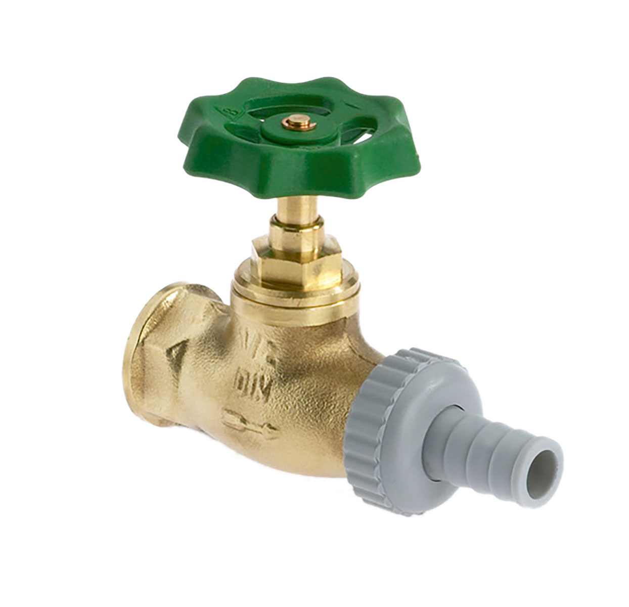 1310150 - CR-Brass Globe valve inlet: female thread