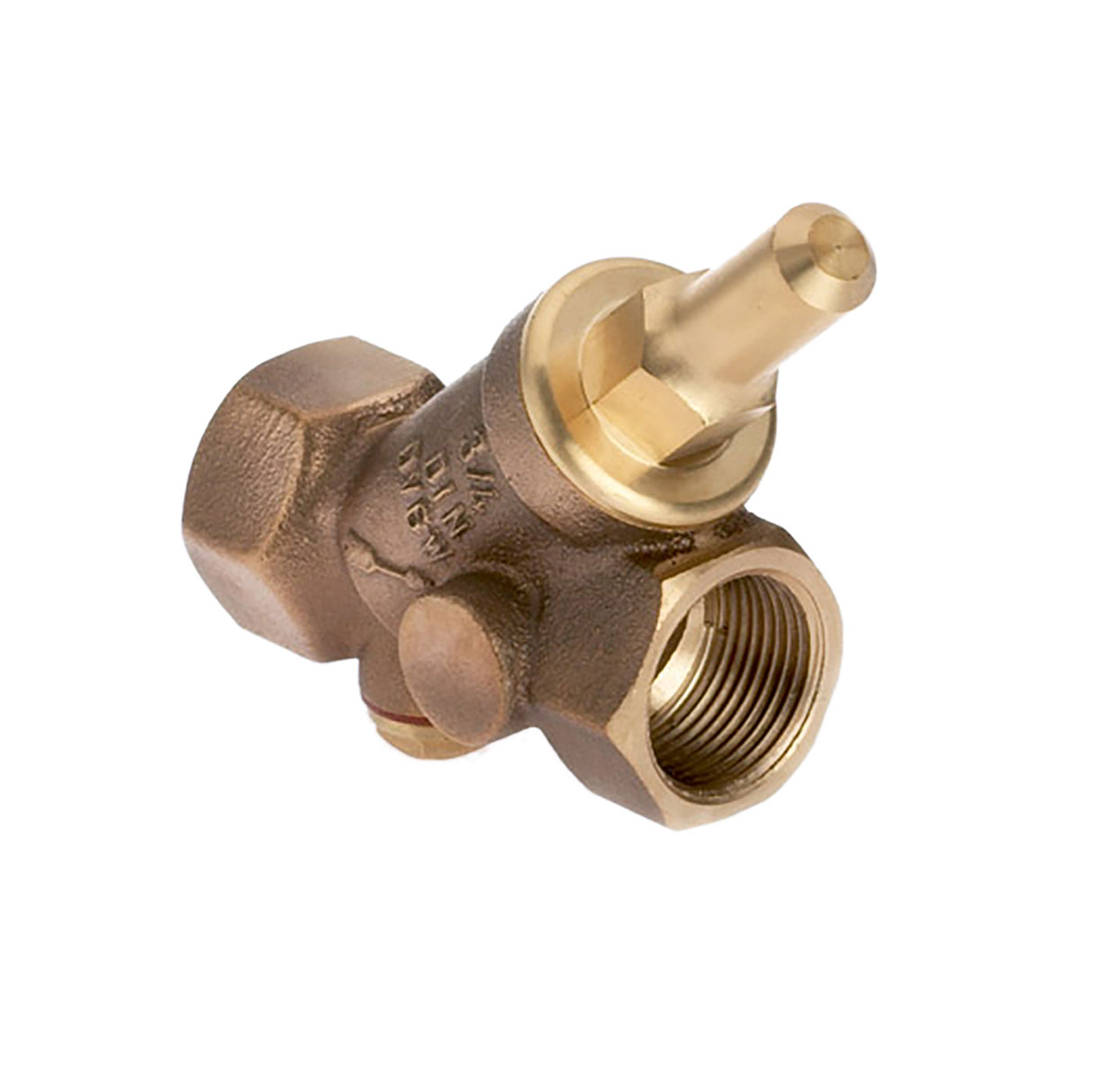 3701400 - Red-brass Backflow-preventer female thread, without drain valve